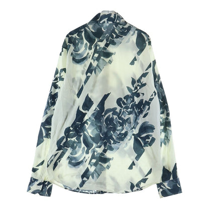 Louis Vuitton Monogram Flower Print All Over Pattern Cotton Poplin Shirt White — view 2