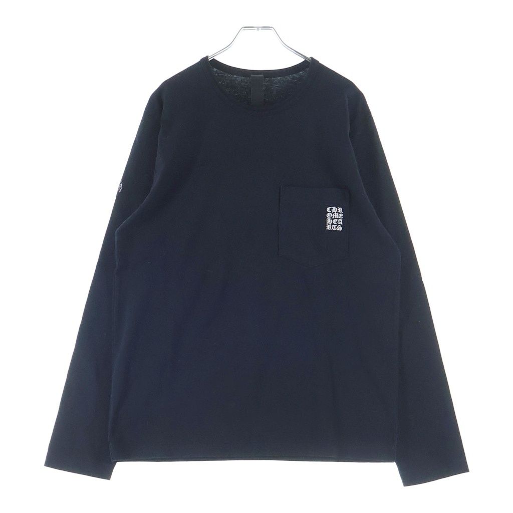 Chrome Hearts Not Vertical Logo L S Tee Not Crew Neck Long Sleeve T-Shirt