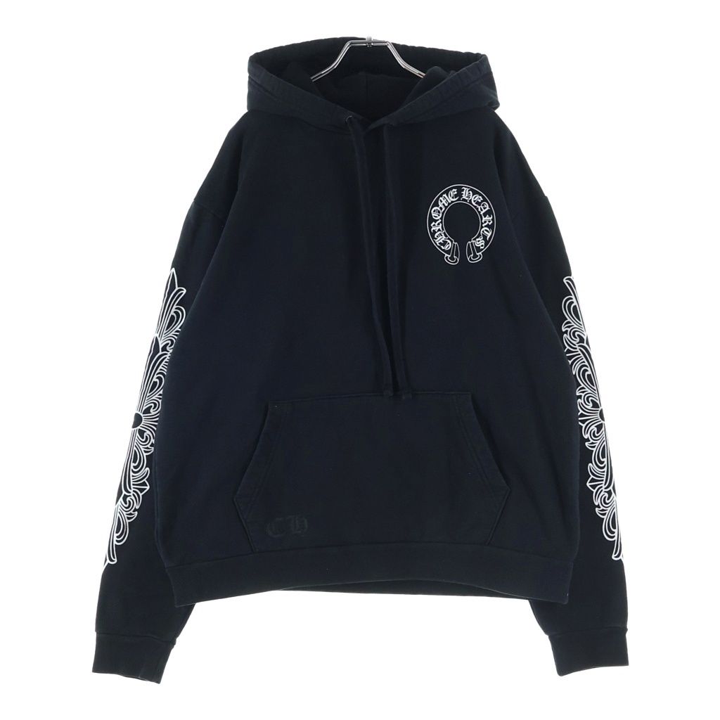Chrome Hearts Sweatshirt Plvr Sleeve Floral Back Horse Shoe Print Pullover — view 2