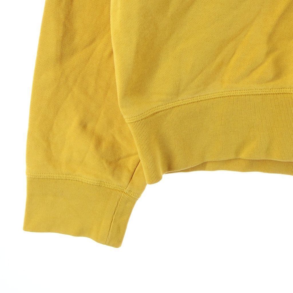 Moncler Grenoble Maglia Con Cappuccio Logo Pullover Hoodie Yellow — view 5