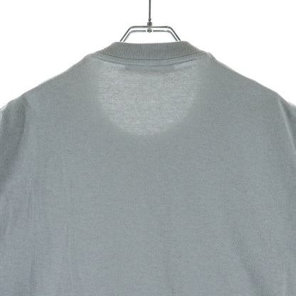 Louis Vuitton LV Logo Embroidery Napoleon Crew Neck Short Sleeve T-Shirt Gray — view 4