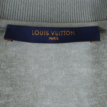 Louis Vuitton LV Logo Embroidery Napoleon Crew Neck Short Sleeve T-Shirt Gray — view 6