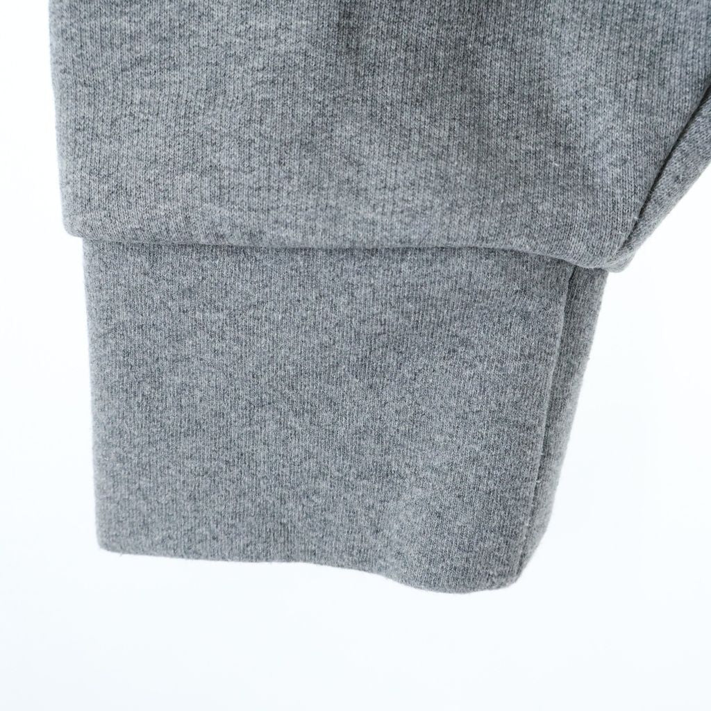 Moncler Felpa Logata Fleece Mirror Logo Sweatshirt Gray — view 6