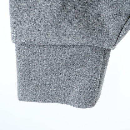 Moncler Felpa Logata Fleece Mirror Logo Sweatshirt Gray — view 6