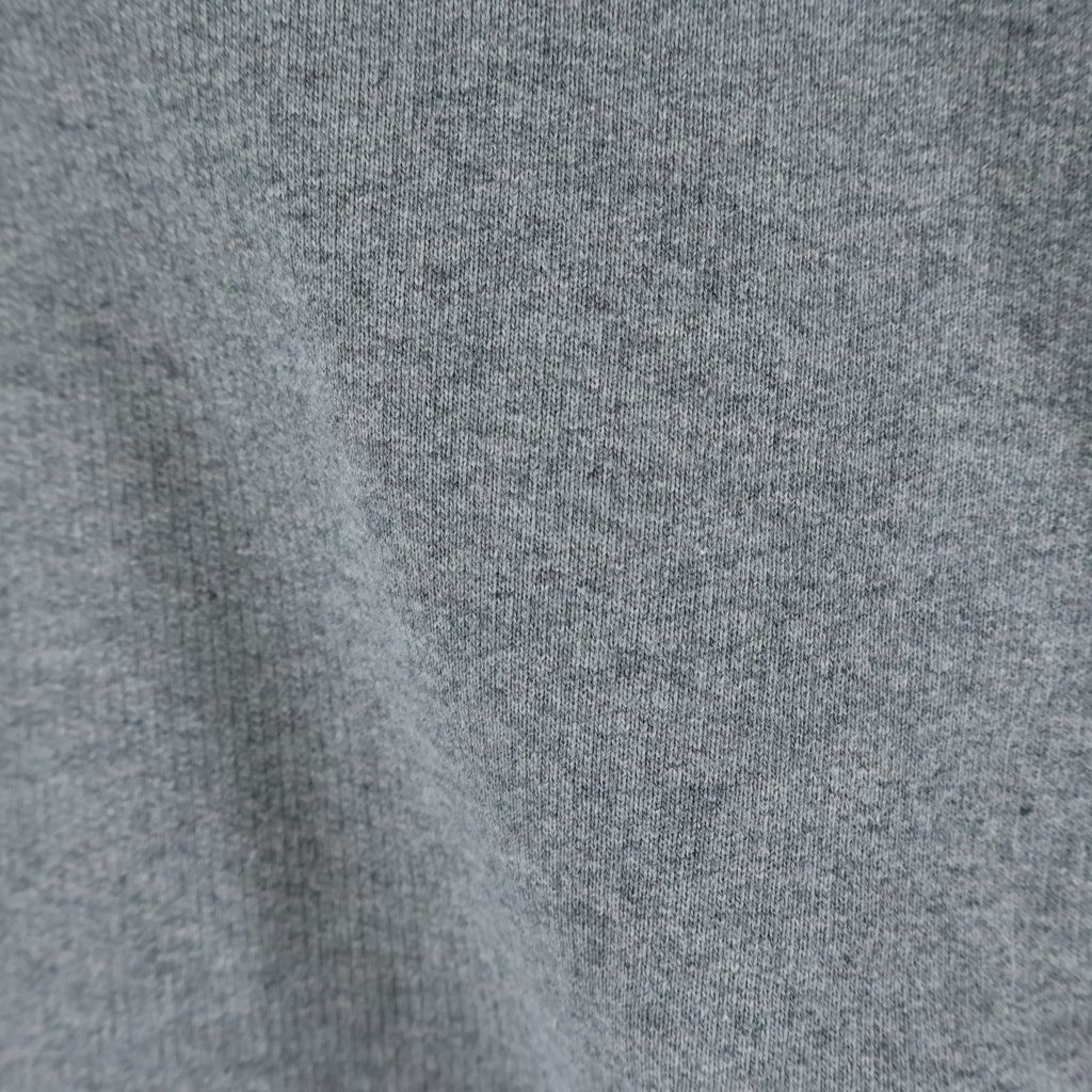 Moncler Felpa Logata Fleece Mirror Logo Sweatshirt Gray — view 5