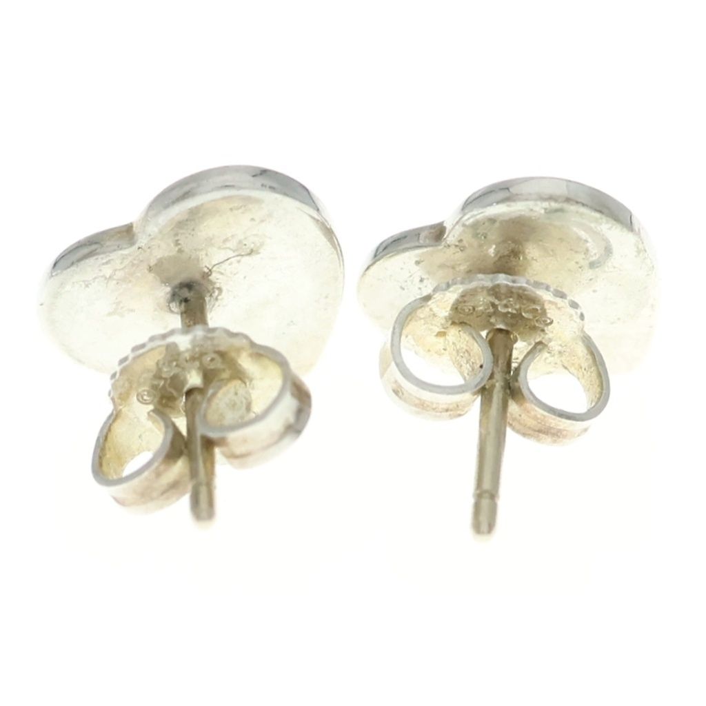 Tiffany & Co Return to Heart Diamond Earrings Silver — view 2