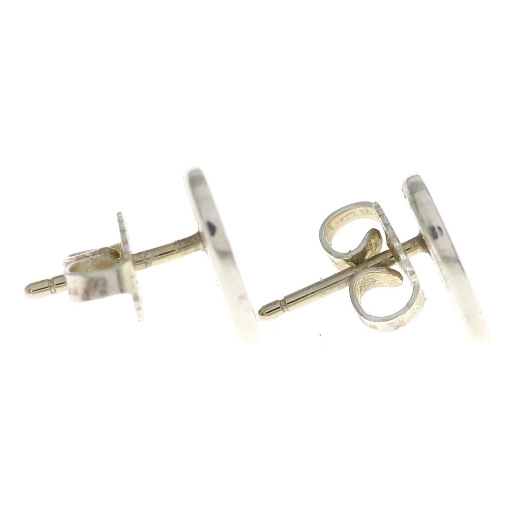 Tiffany & Co Return to Heart Diamond Earrings Silver — view 3