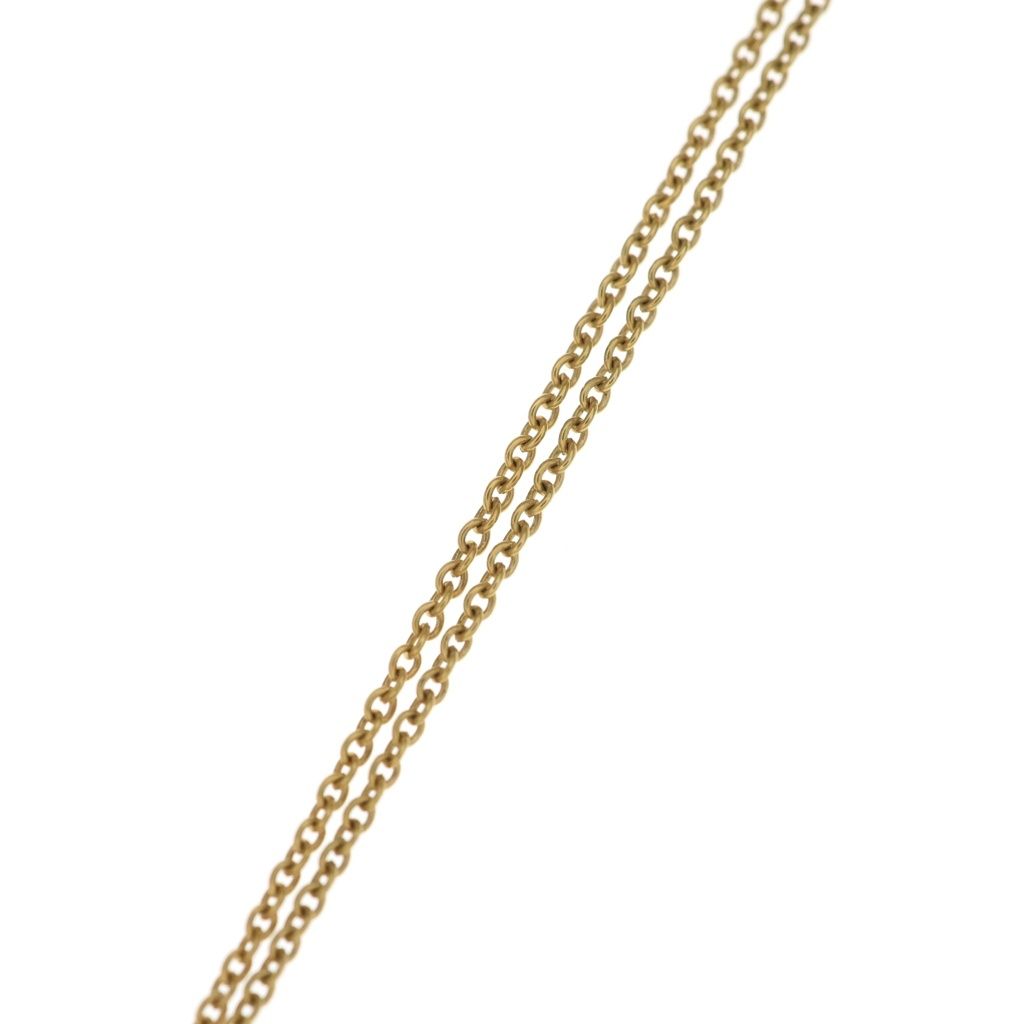 Tiffany & Co Elsa Peretti Bean Necklace 18k PG Pink Gold — view 4