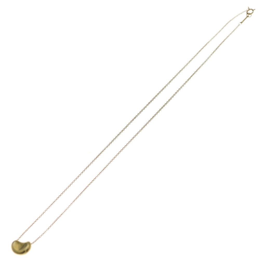 Tiffany & Co Elsa Peretti Bean Necklace 18k PG Pink Gold — view 2