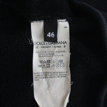 Dolce & Gabbana Logo Embroidery Pullover Sweatshirt Hoodie Black — view 7