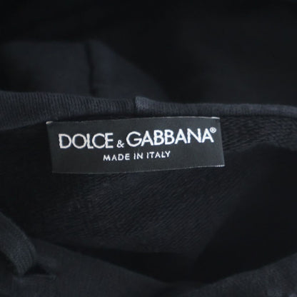 Dolce & Gabbana Logo Embroidery Pullover Sweatshirt Hoodie Black — view 6