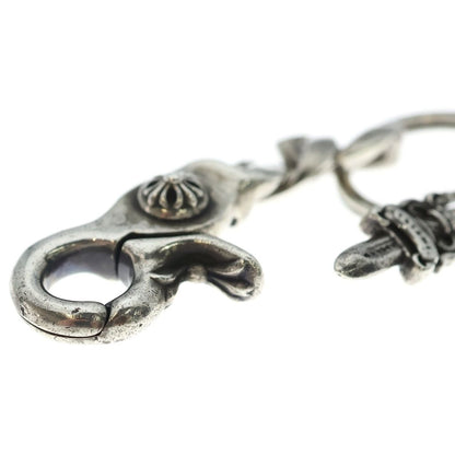 Chrome Hearts Clp Chn Classic-s Short Classic Link Key Chain Silver — view 6