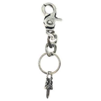 Chrome Hearts Clp Chn Classic-s Short Classic Link Key Chain Silver — view 2