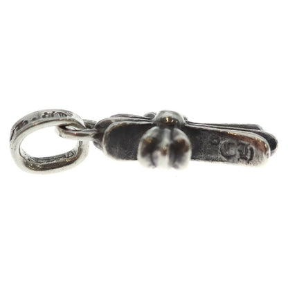Chrome Hearts Crs Baby Fat Cross Pendant Silver — view 4