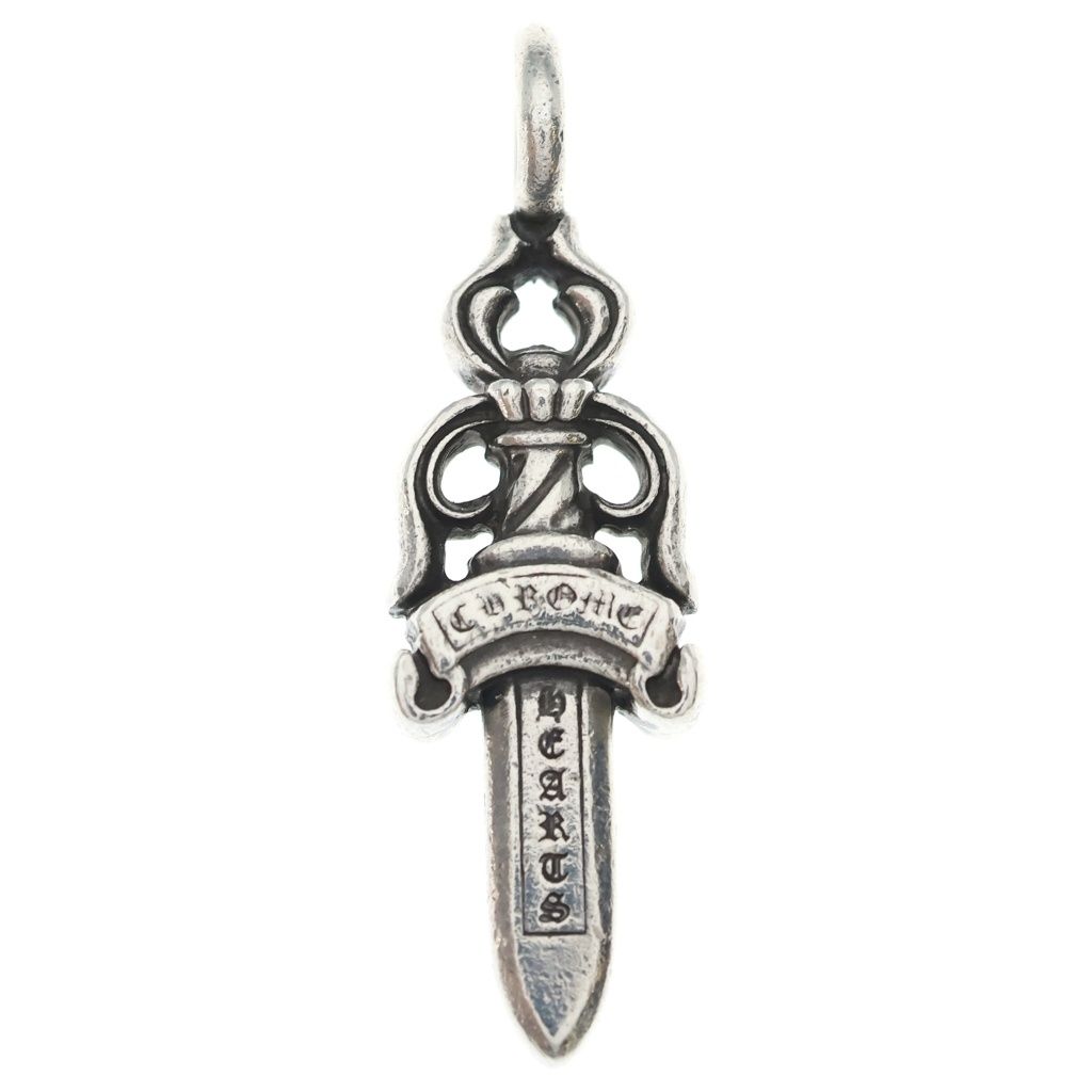 Chrome Hearts Double Dagger Daga Pendant Silver — view 2