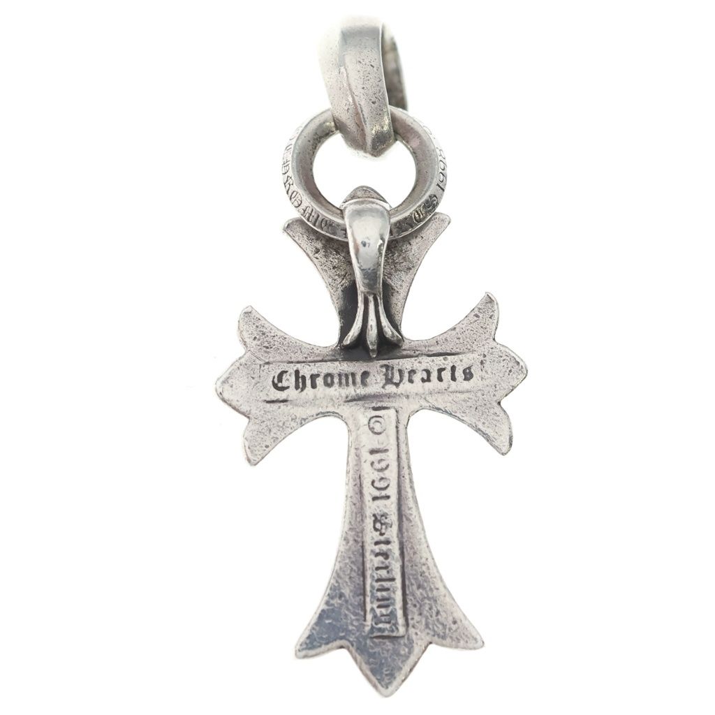 Chrome Hearts CH Crs Sml Bale Small CH Cross Pendant Silver — view 2