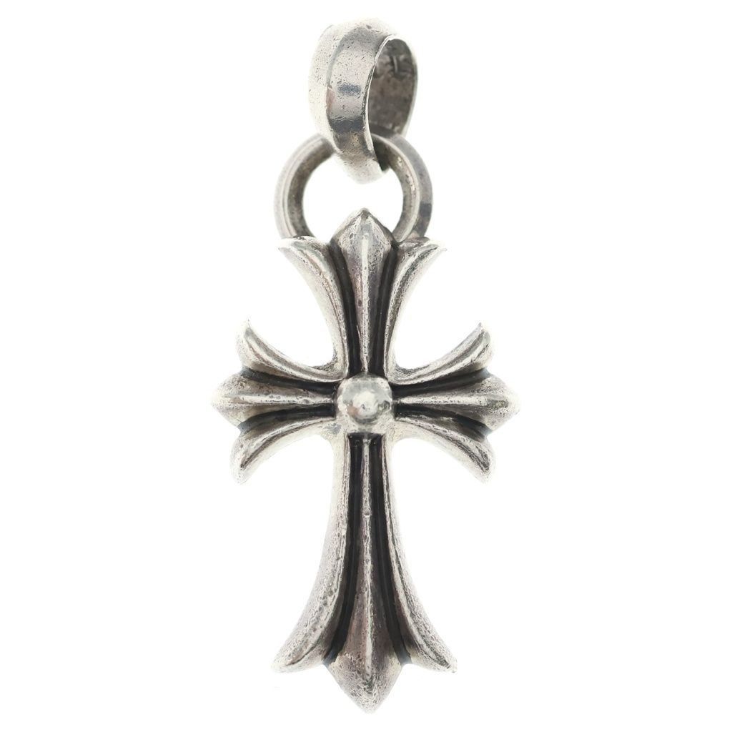 Chrome Hearts CH Crs Sml Bale Small CH Cross Pendant Silver