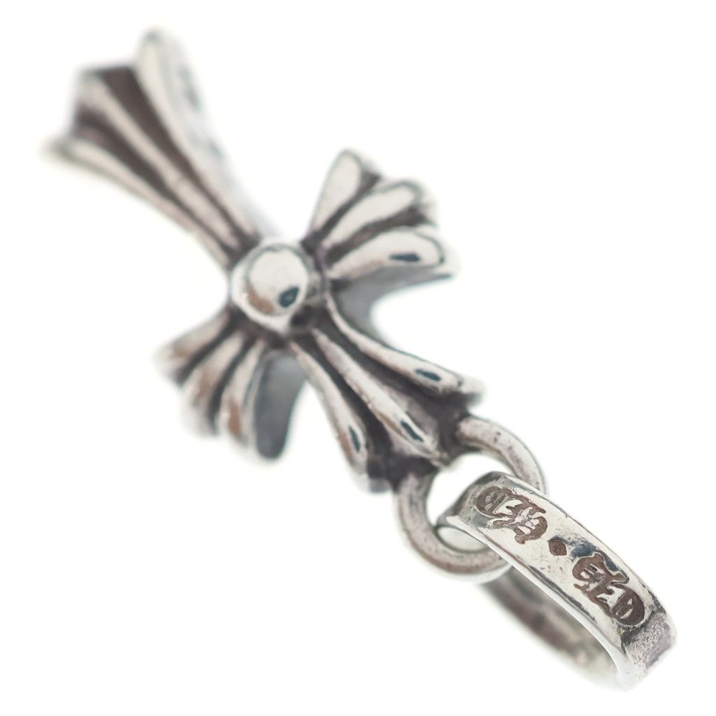 Chrome Hearts Crs Baby Fat Cross Pendant Silver — view 6