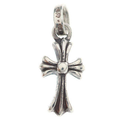 Chrome Hearts Crs Baby Fat Cross Pendant Silver — view 2