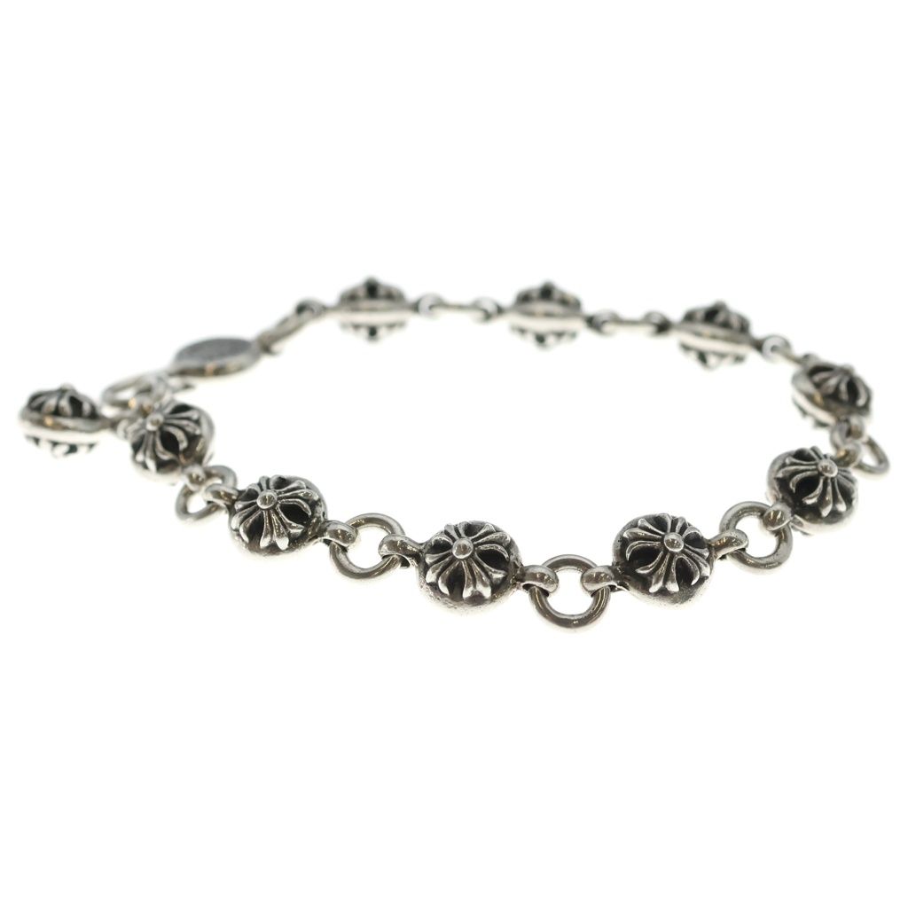 Chrome Hearts No2 Ball 2 Cross Bracelet Silver — view 3