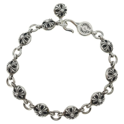 Chrome Hearts No2 Ball 2 Cross Bracelet Silver