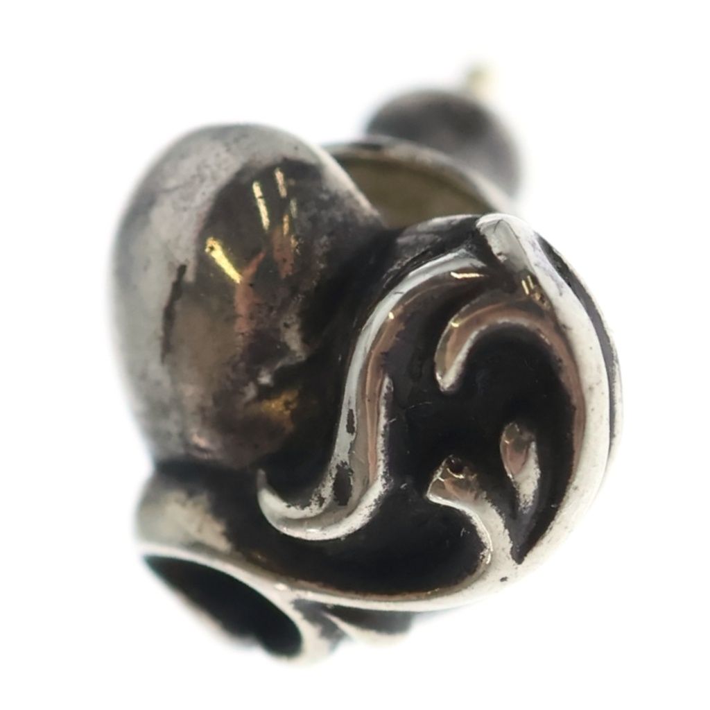 Chrome Hearts Stud Heart Earrings Silver