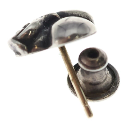 Chrome Hearts Stud Heart Earrings Silver — view 5