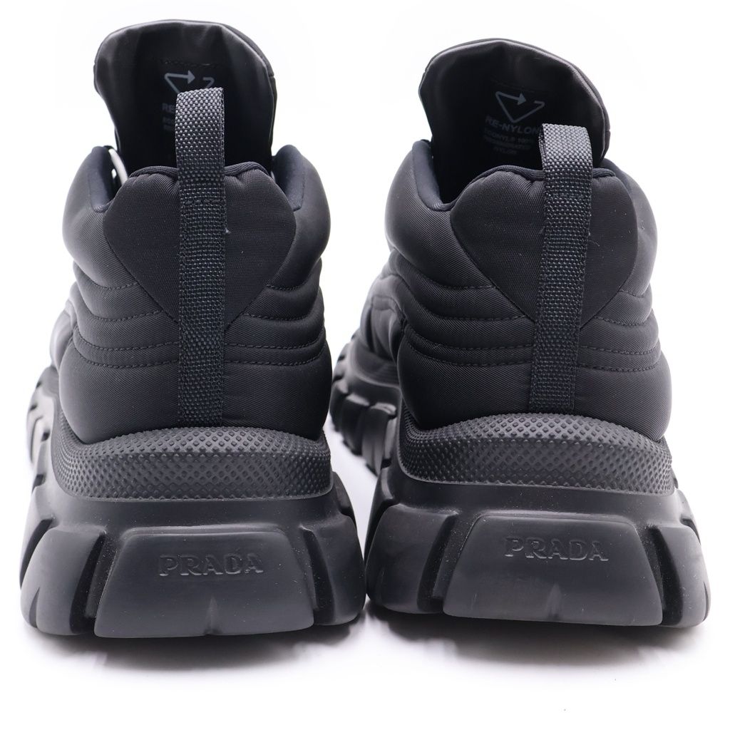 Prada Rush Nylon Gabardine Sneakers Black — view 3