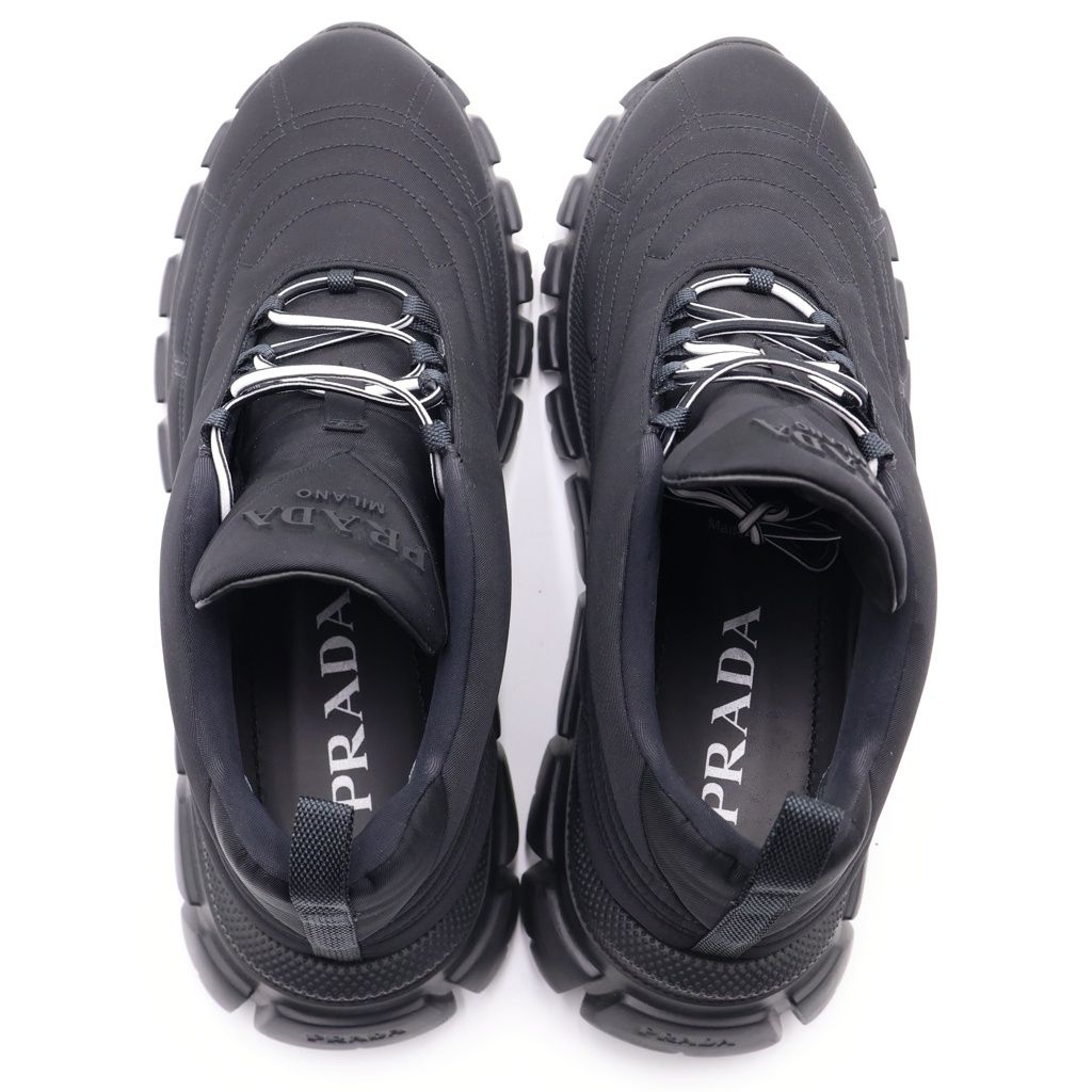Prada Rush Nylon Gabardine Sneakers Black — view 4