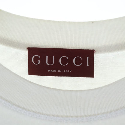 Gucci Multi Logo Tee Crew Neck Short Sleeve T-Shirt White — view 6