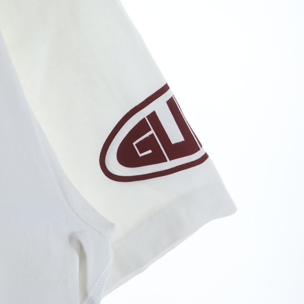 Gucci Multi Logo Tee Crew Neck Short Sleeve T-Shirt White — view 5