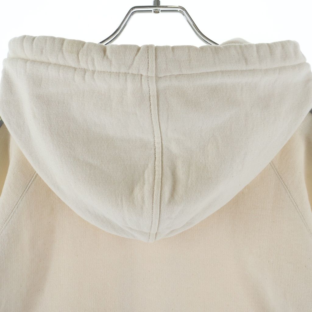 Gucci Cotton Jersey Hooded Sweatshirt Shirt Side Logo Hoodie Ivory — view 4
