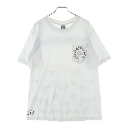 Chrome Hearts Vintage Back Scroll Label Star Print Short Sleeve Pocket T-Shirt — view 2