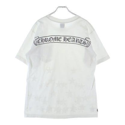 Chrome Hearts Vintage Back Scroll Label Star Print Short Sleeve Pocket T-Shirt