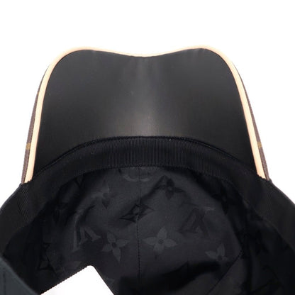 Louis Vuitton Cap LV Get Ready Noir Monogram Canvas Leather Black — view 5