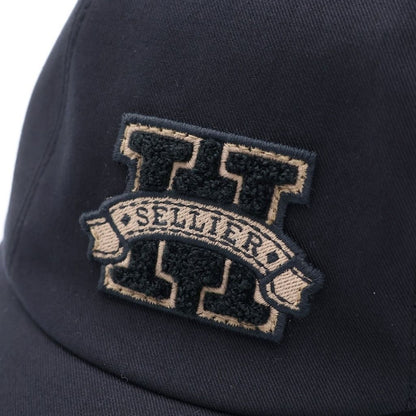 Hermes Davis Patch Logo Series Baseball Cap Hat Black — view 6