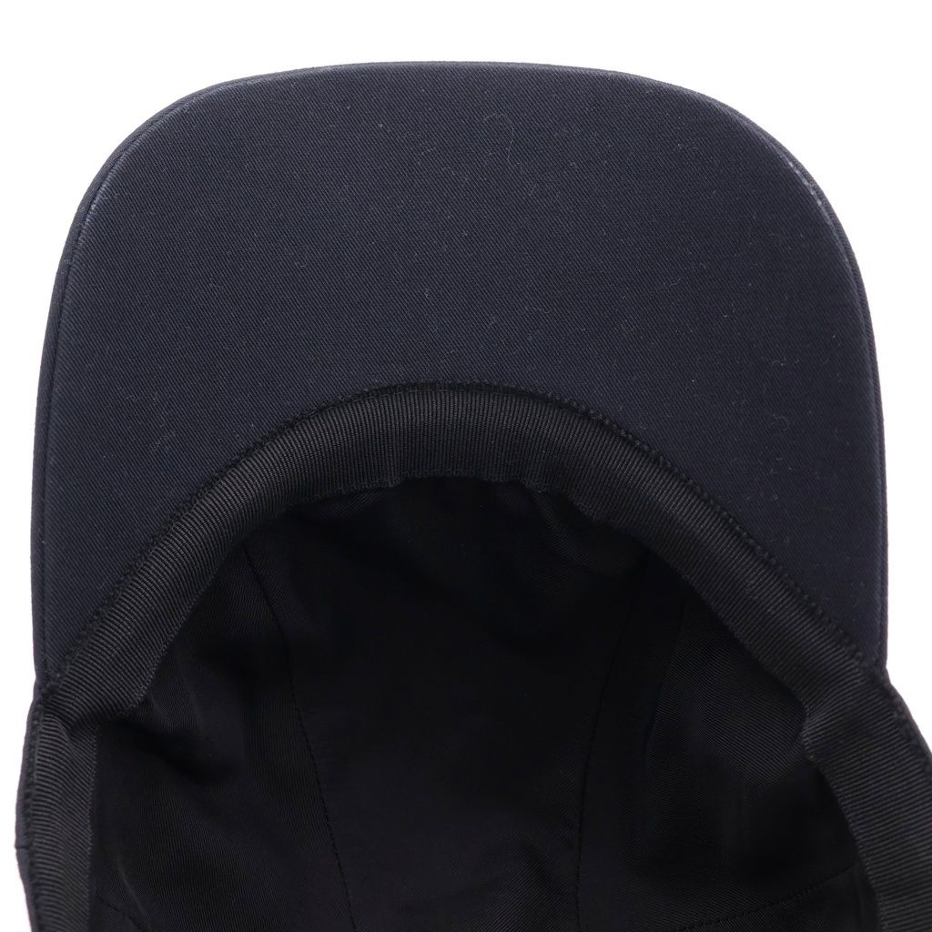 Hermes Davis Patch Logo Series Baseball Cap Hat Black — view 5