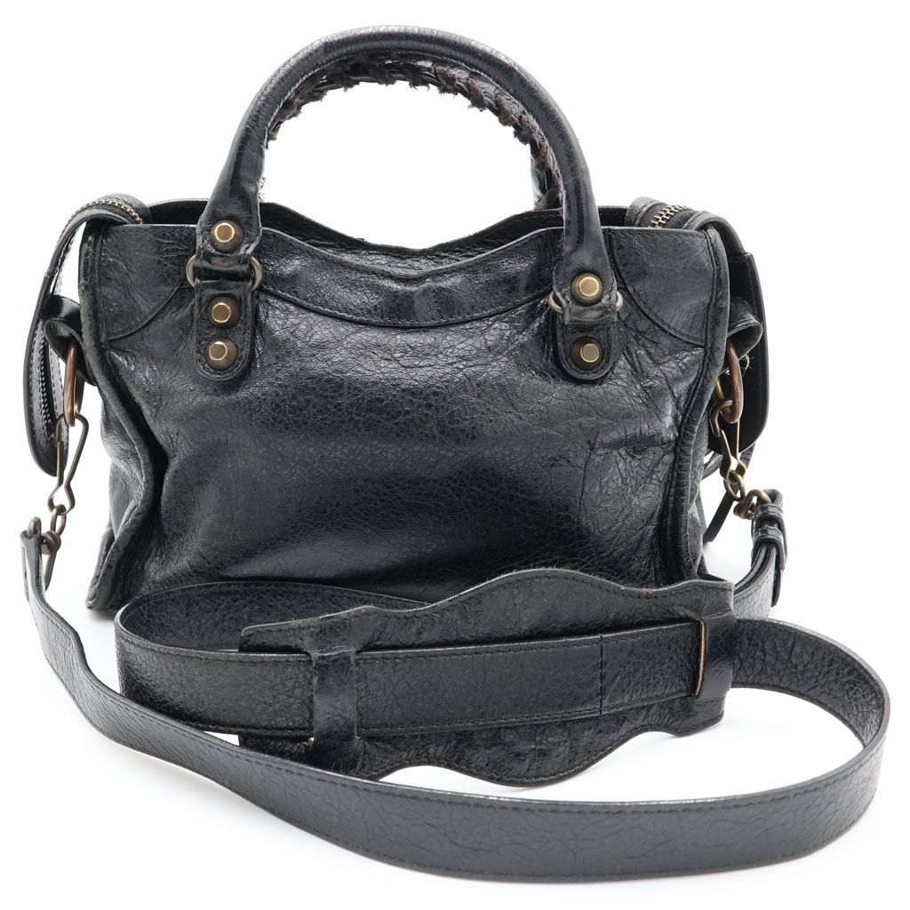 Balenciaga Classic Mini City 2-Way Shoulder Bag Black — view 2