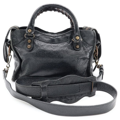 Balenciaga Classic Mini City 2-Way Shoulder Bag Black — view 2