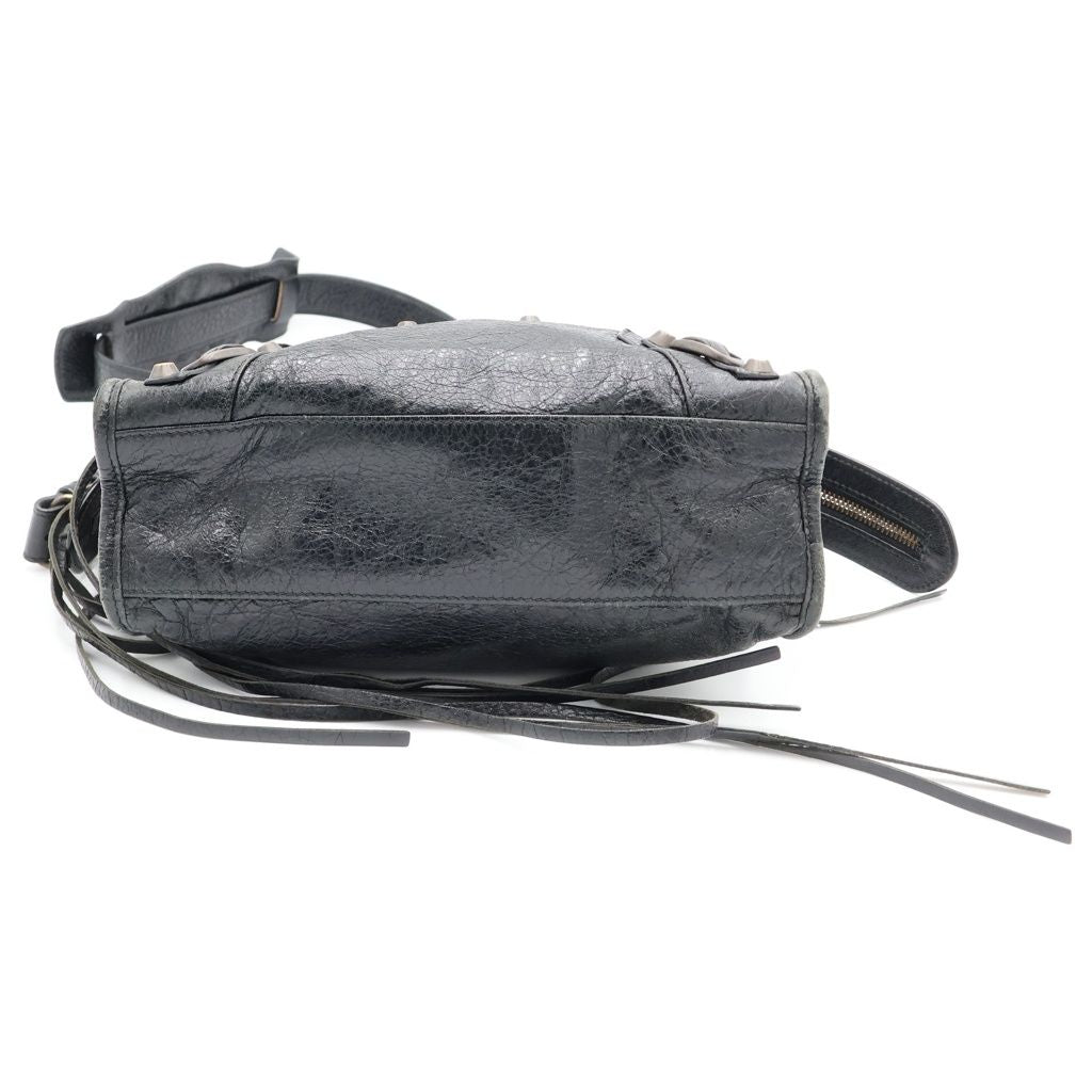 Balenciaga Classic Mini City 2-Way Shoulder Bag Black — view 4