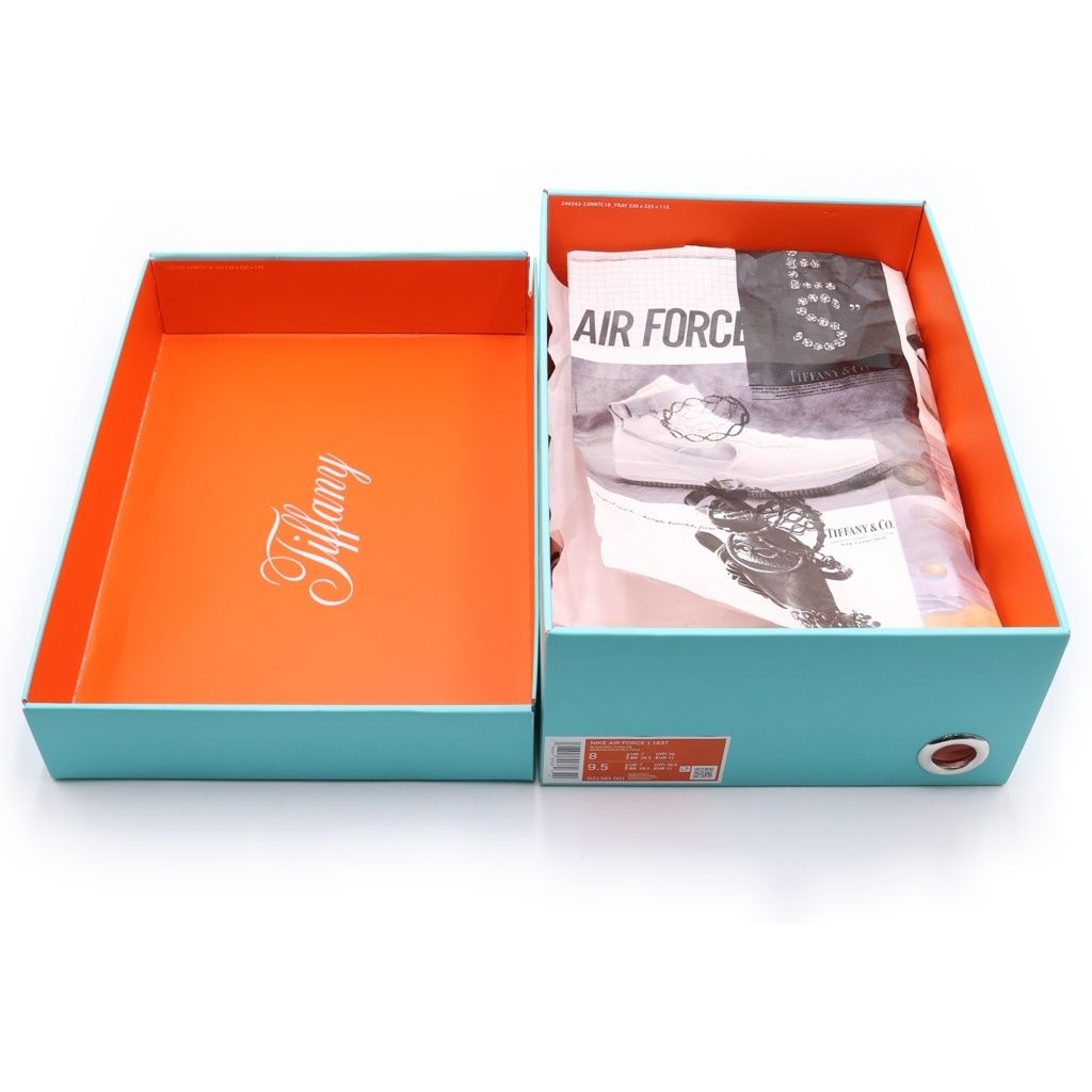 Tiffany & Co Nike Air Force 1 Low Black Air 1 Low Cut Sneakers Us8 — view 7