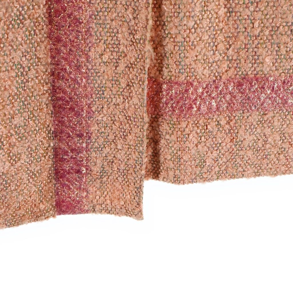 Chanel Tweed Jacket & Skirt Set Orange 38 — view 5