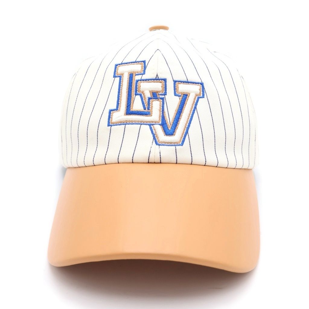Louis Vuitton Cap LV Varsity Baseball Cap White Beige — view 4