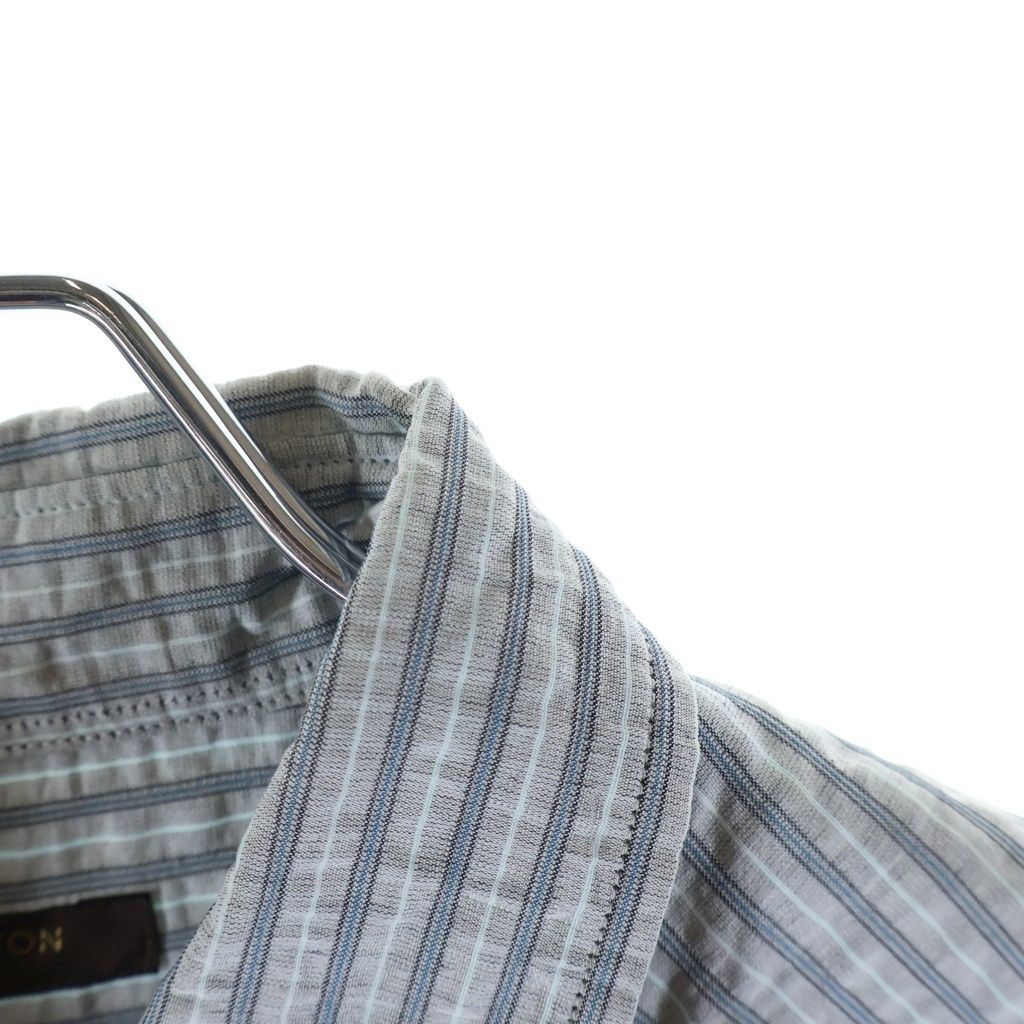 Louis Vuitton Cotton Striped Shirt Gray — view 7