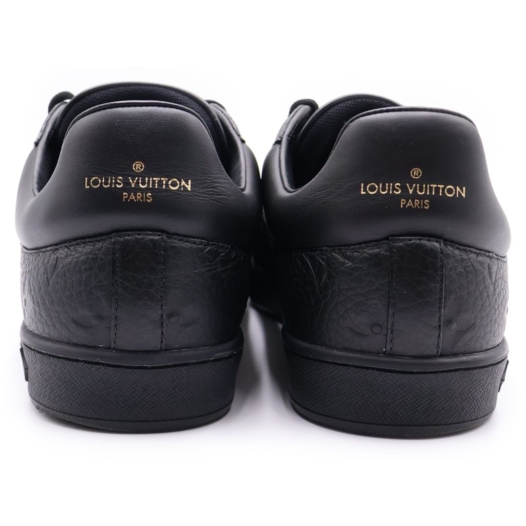 Louis Vuitton Monogram Empreinte Luxembourg Line Sneakers Black Leather 8 — view 3