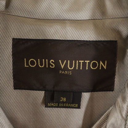 Louis Vuitton 10 Button Soutien Collar Wool Coat Beige — view 6