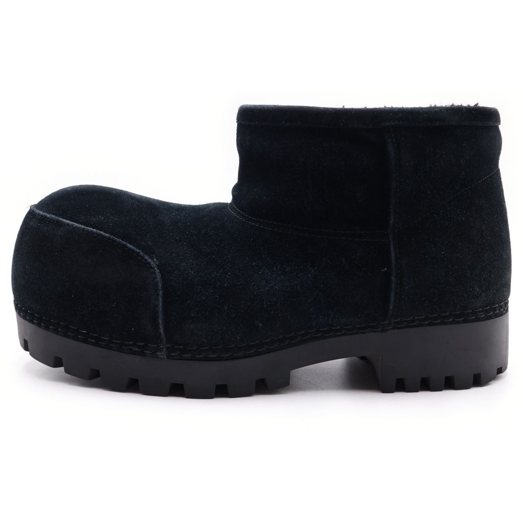 Balenciaga Alaska Fur Bootie Fur Boots Volume Shoes
