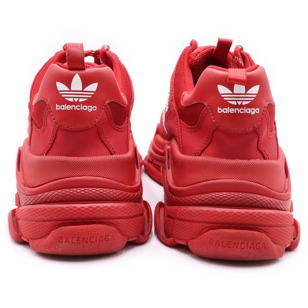 Balenciaga Adidas Triple S Sneakers Red — view 3
