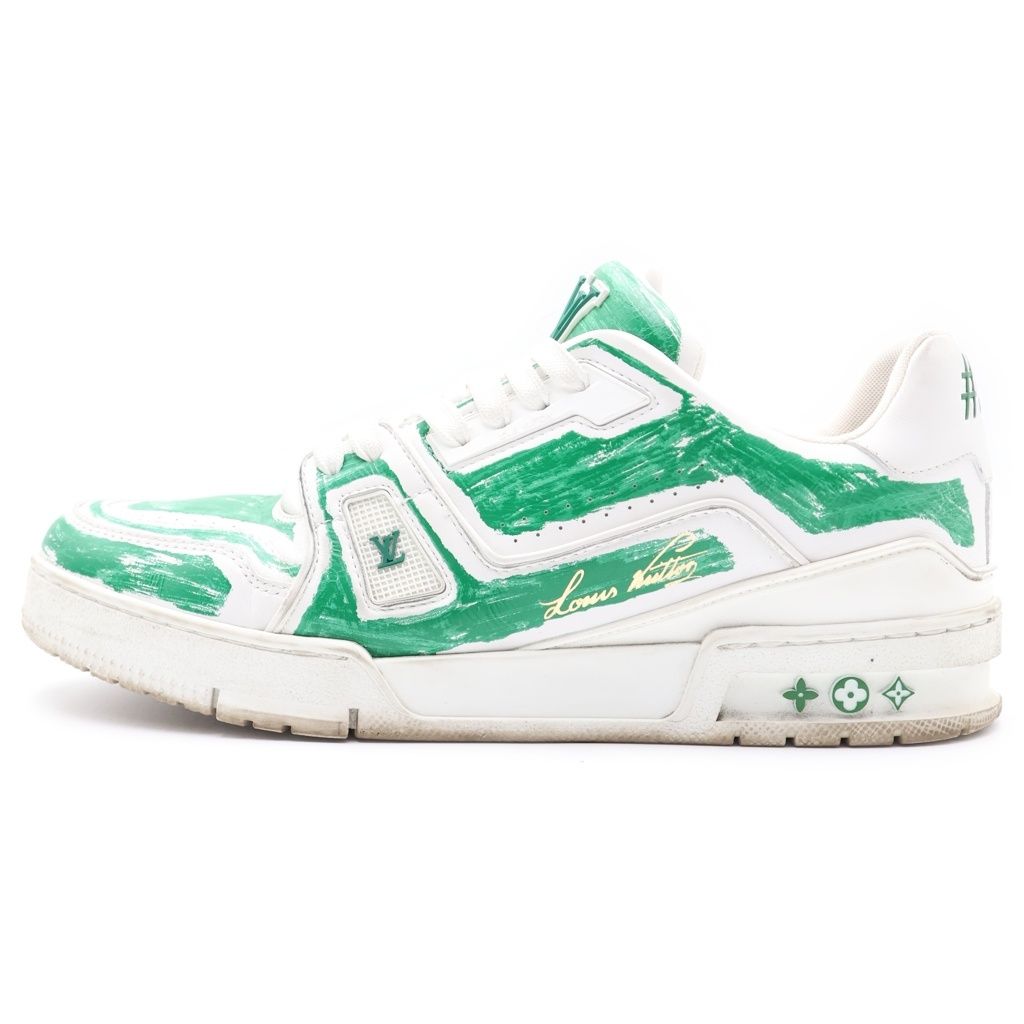 Louis Vuitton LV Trainer Sneaker LV Low Cut Sneakers Green