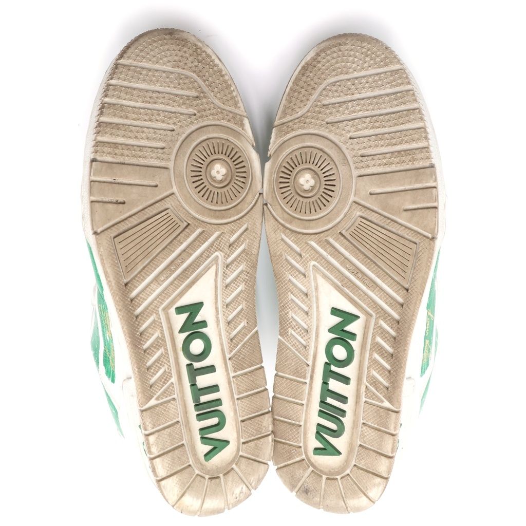 Louis Vuitton LV Trainer Sneaker LV Low Cut Sneakers Green — view 5